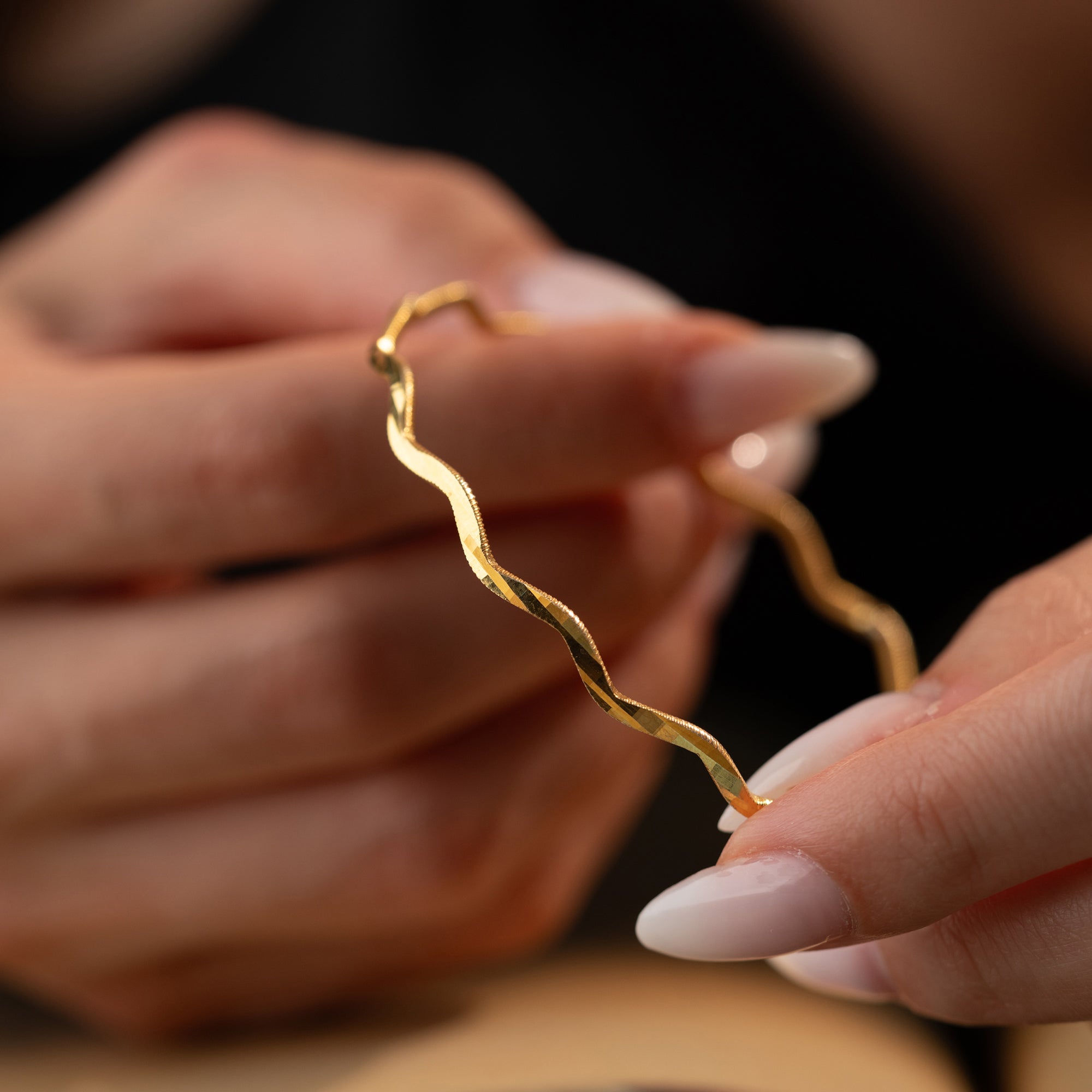 ZİKZAK AJDA BİLEZİK | 925 GÜMÜŞ