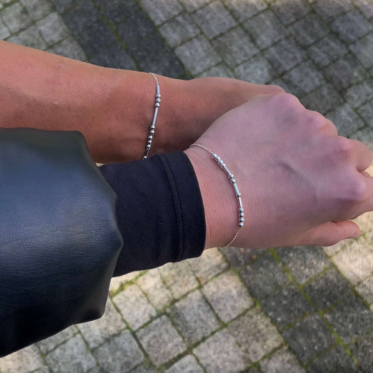 MORS ÇİFT BİLEKLİK | 925 GÜMÜŞ