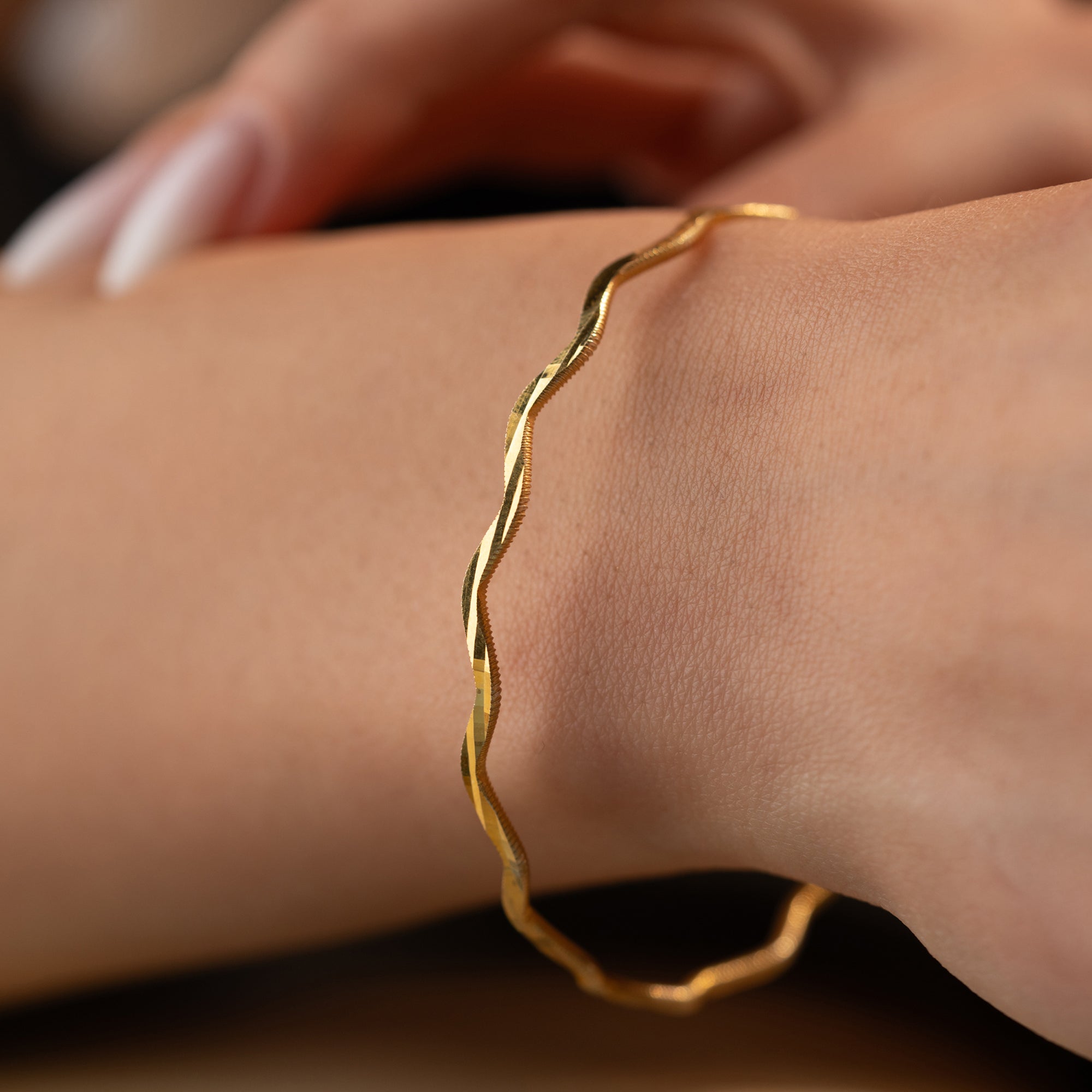 ZİKZAK AJDA BİLEZİK | 925 GÜMÜŞ