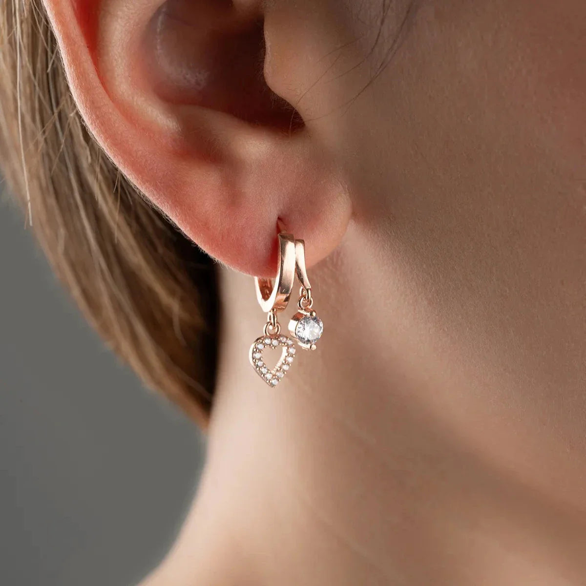 MİNİ ZİRKON TAŞ KÜPE | 925 GÜMÜŞ