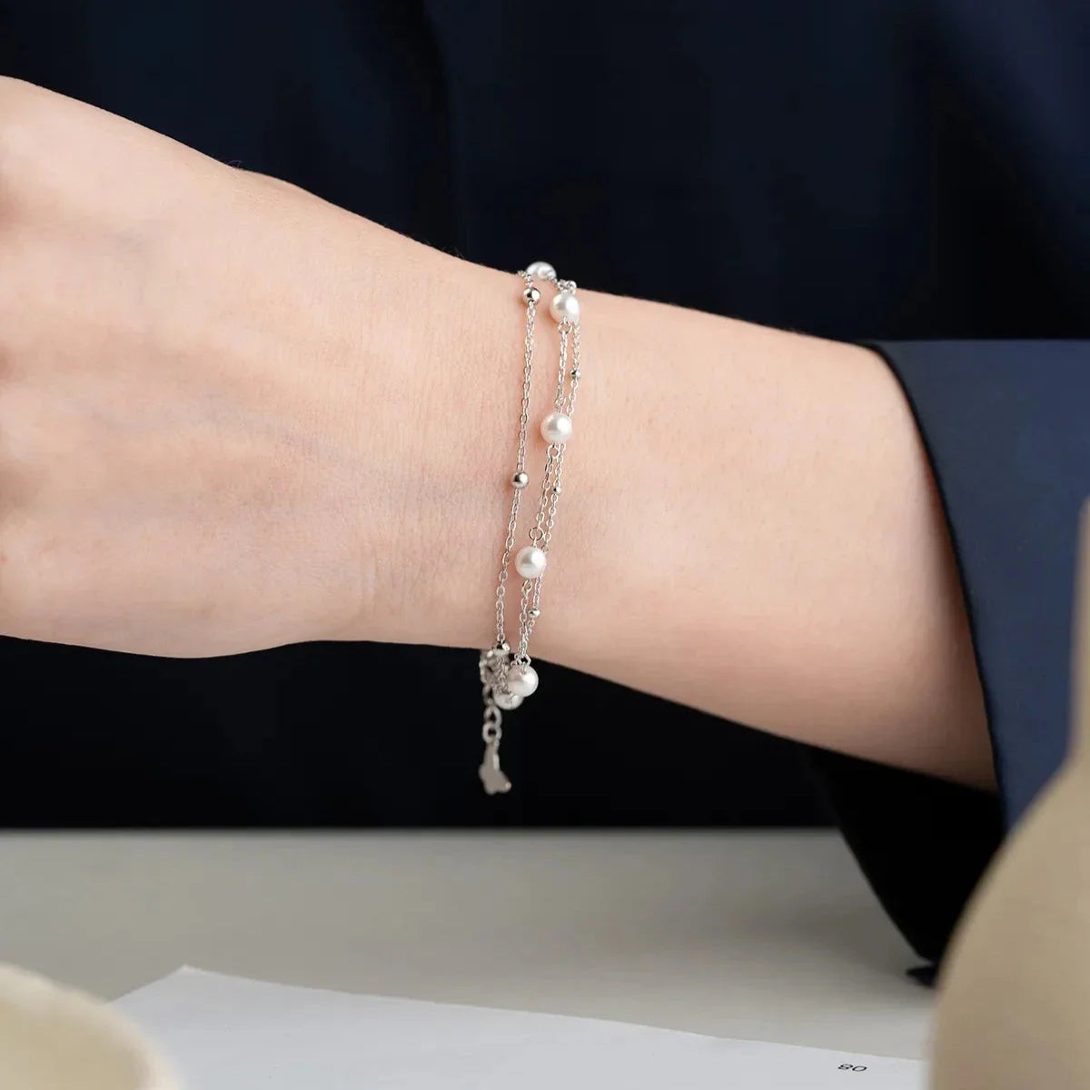 TOPLU İNCİ BİLEKLİK | 925 GÜMÜŞ