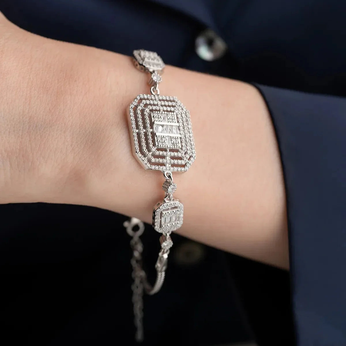 HACİMLİ BAGET BİLEKLİK | 925 GÜMÜŞ