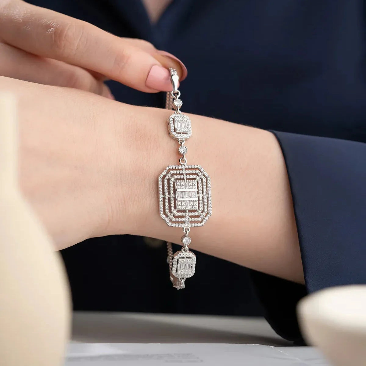 HACİMLİ BAGET BİLEKLİK | 925 GÜMÜŞ