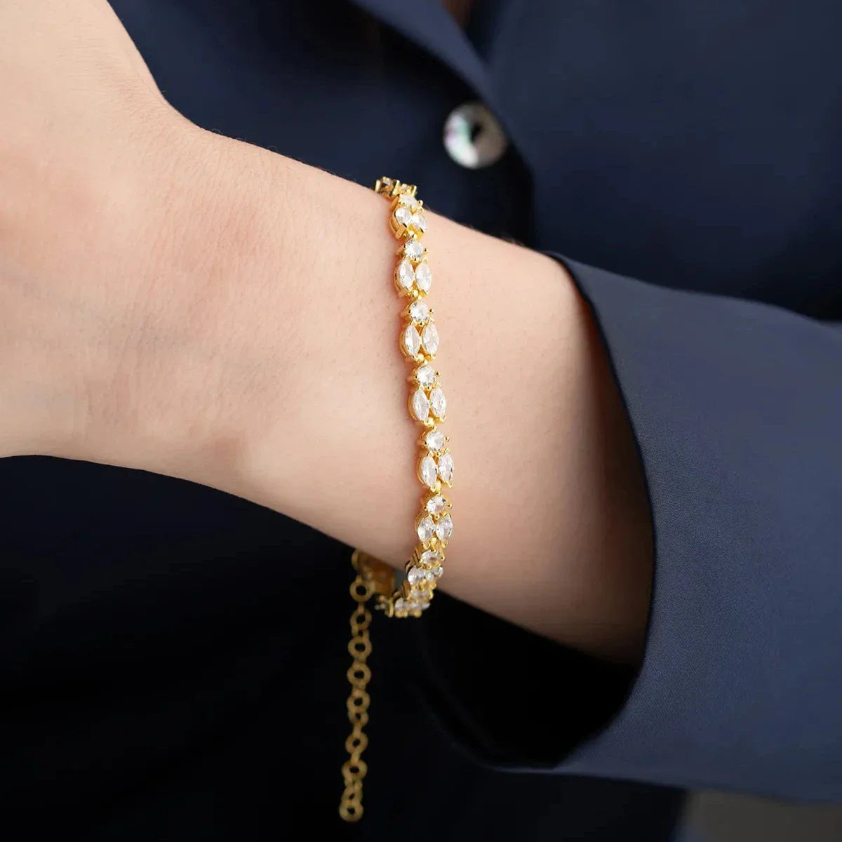 MEKİK TAŞLI BİLEKLİK | 925 GÜMÜŞ