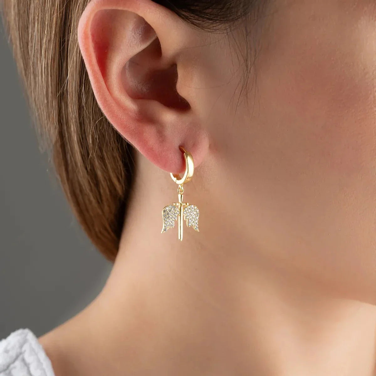 KANATLI KÜPE | 925 GÜMÜŞ