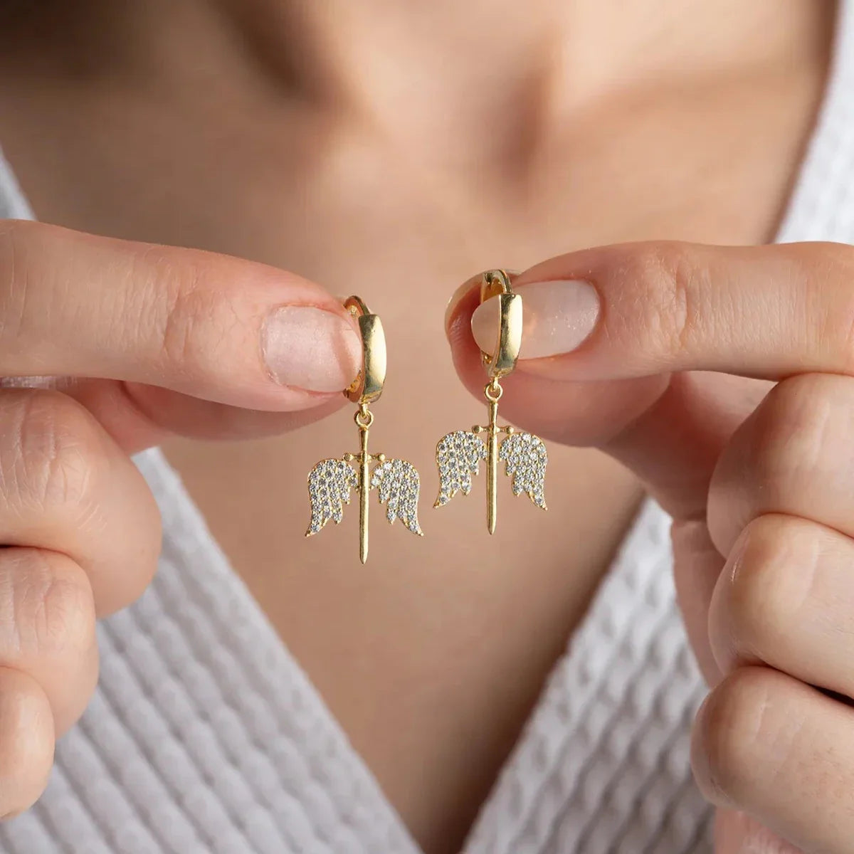 KANATLI KÜPE | 925 GÜMÜŞ