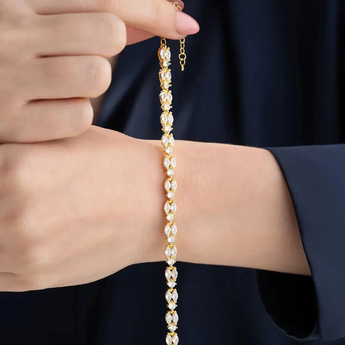 MEKİK TAŞLI BİLEKLİK | 925 GÜMÜŞ