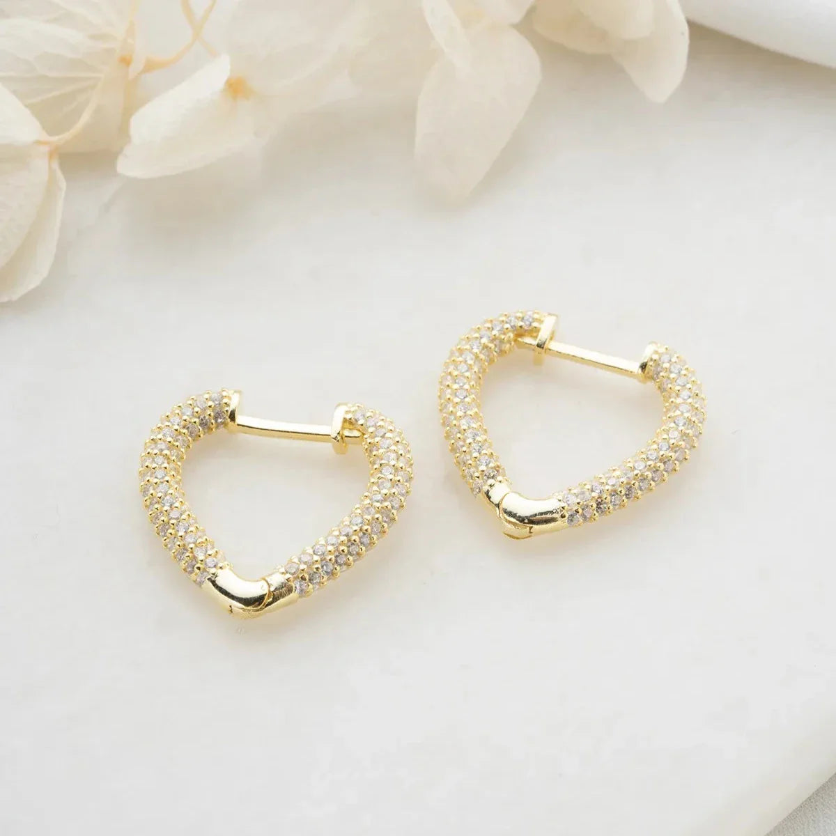 HEART ZİRKON KÜPE | 925 GÜMÜŞ