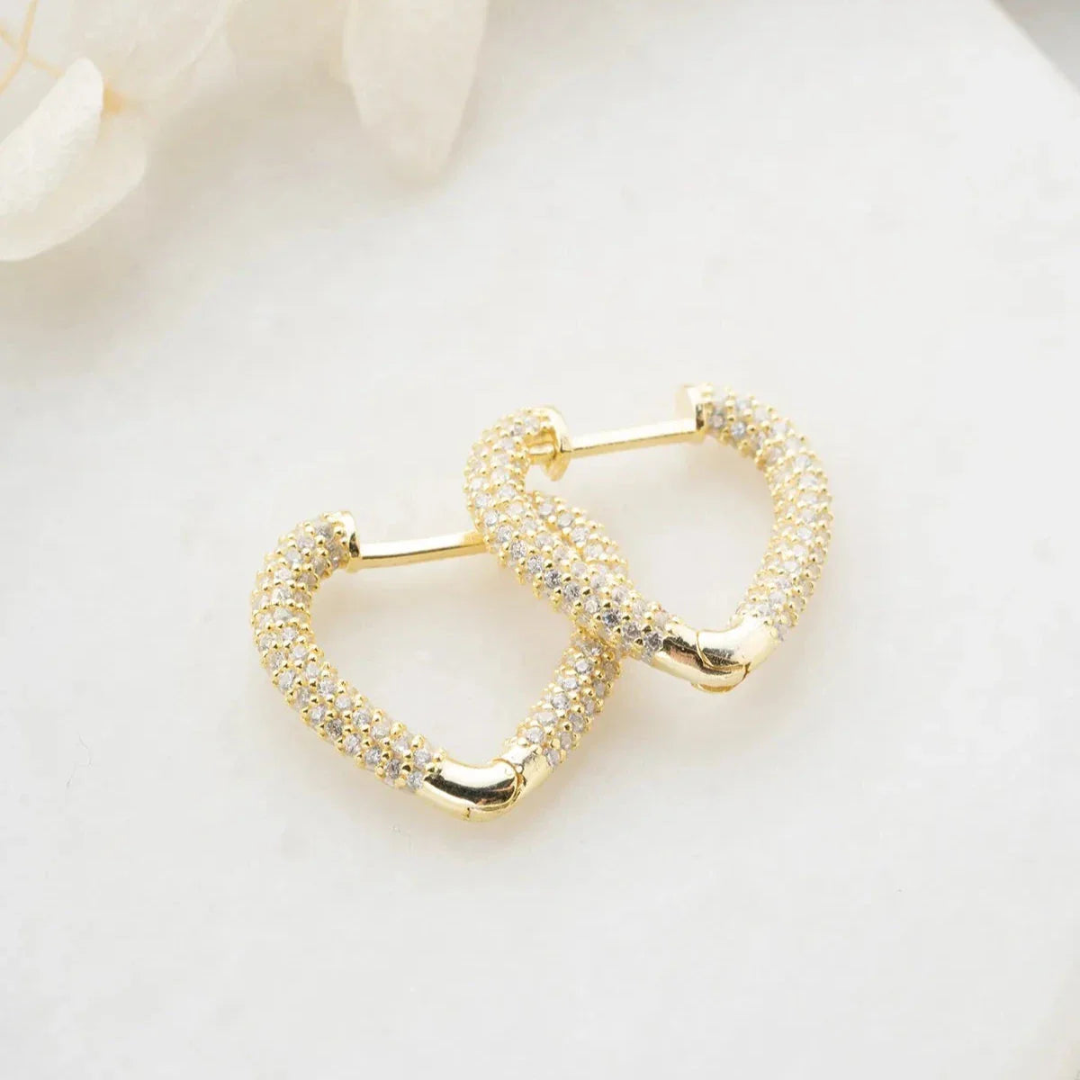 HEART ZİRKON KÜPE | 925 GÜMÜŞ