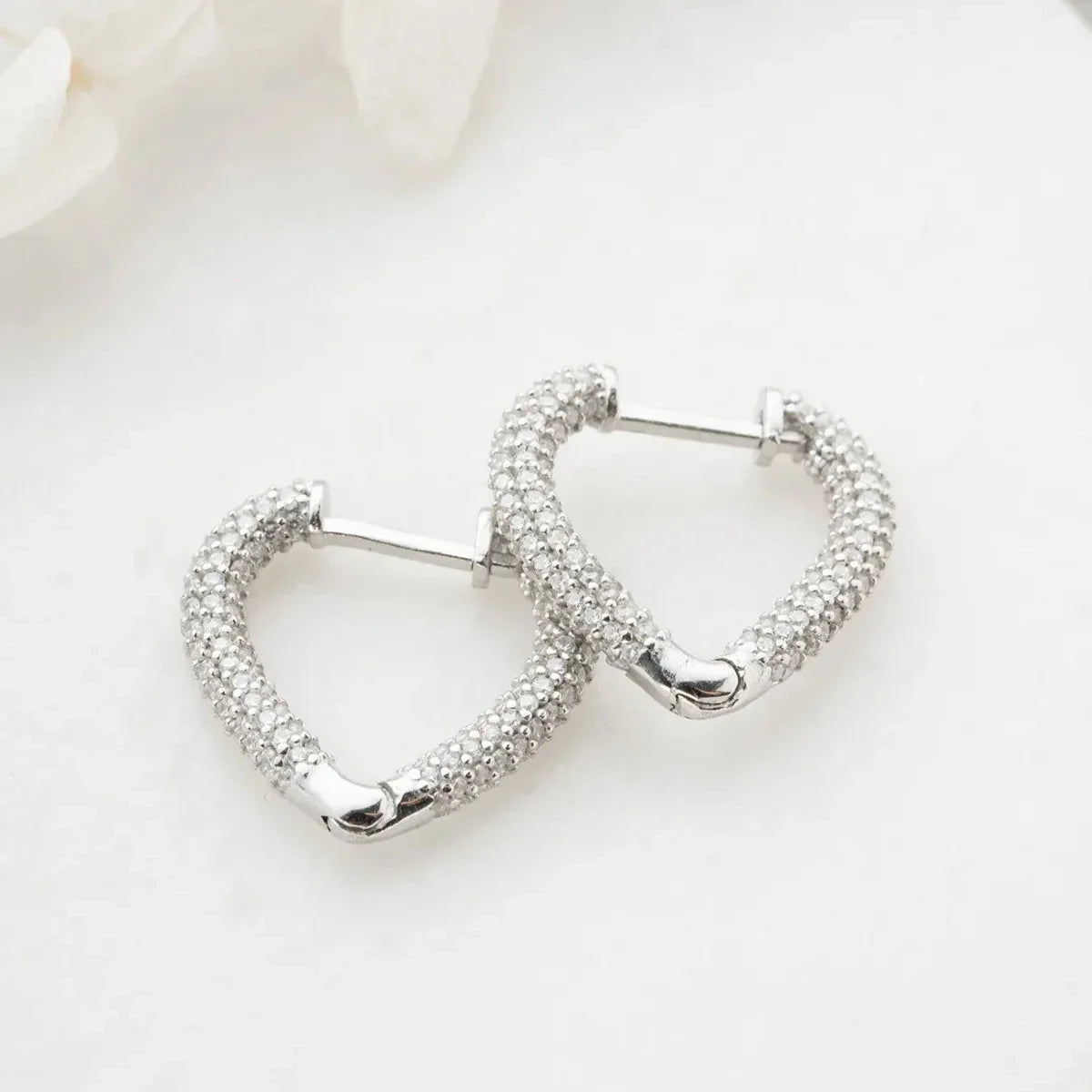 HEART ZİRKON KÜPE | 925 GÜMÜŞ