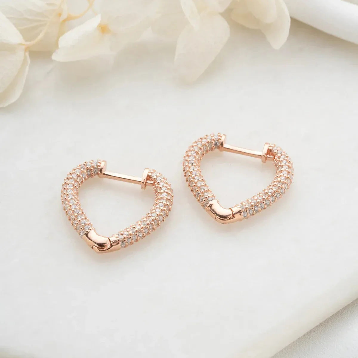 HEART ZİRKON KÜPE | 925 GÜMÜŞ