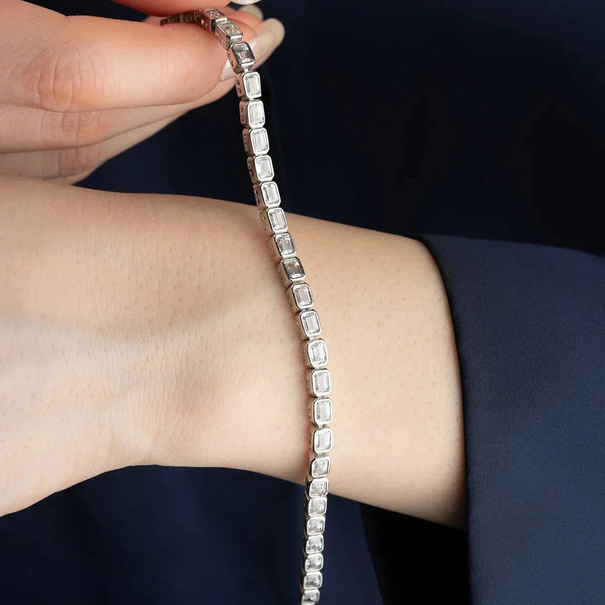 TAMTUR SIRA TAŞLI BİLEKLİK | 925 GÜMÜŞ