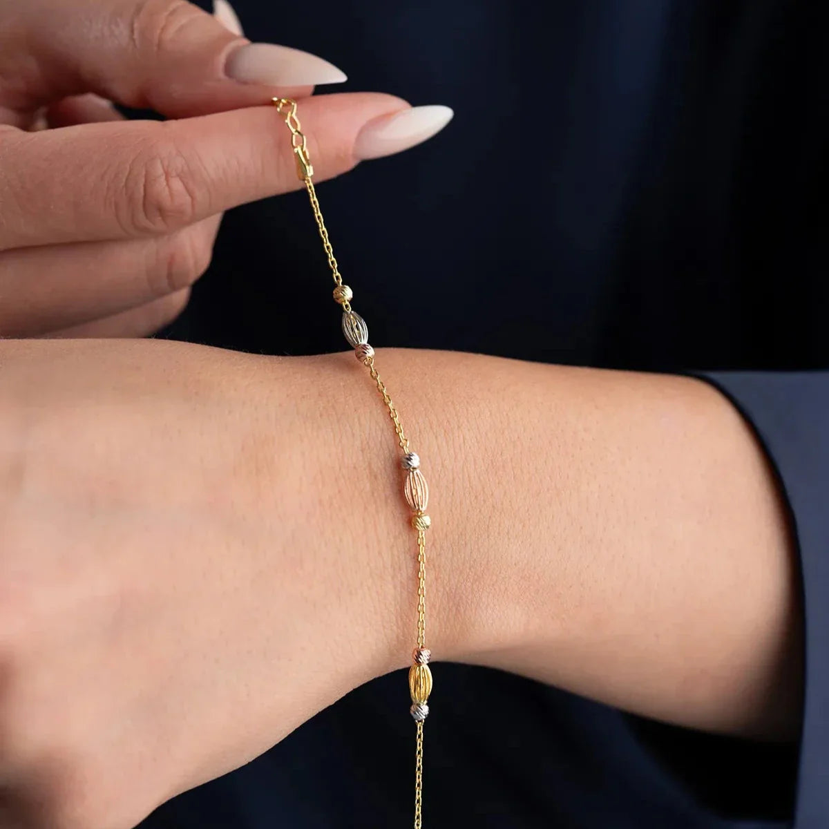 KAFESLİ DORICA BİLEKLİK | 925 GÜMÜŞ