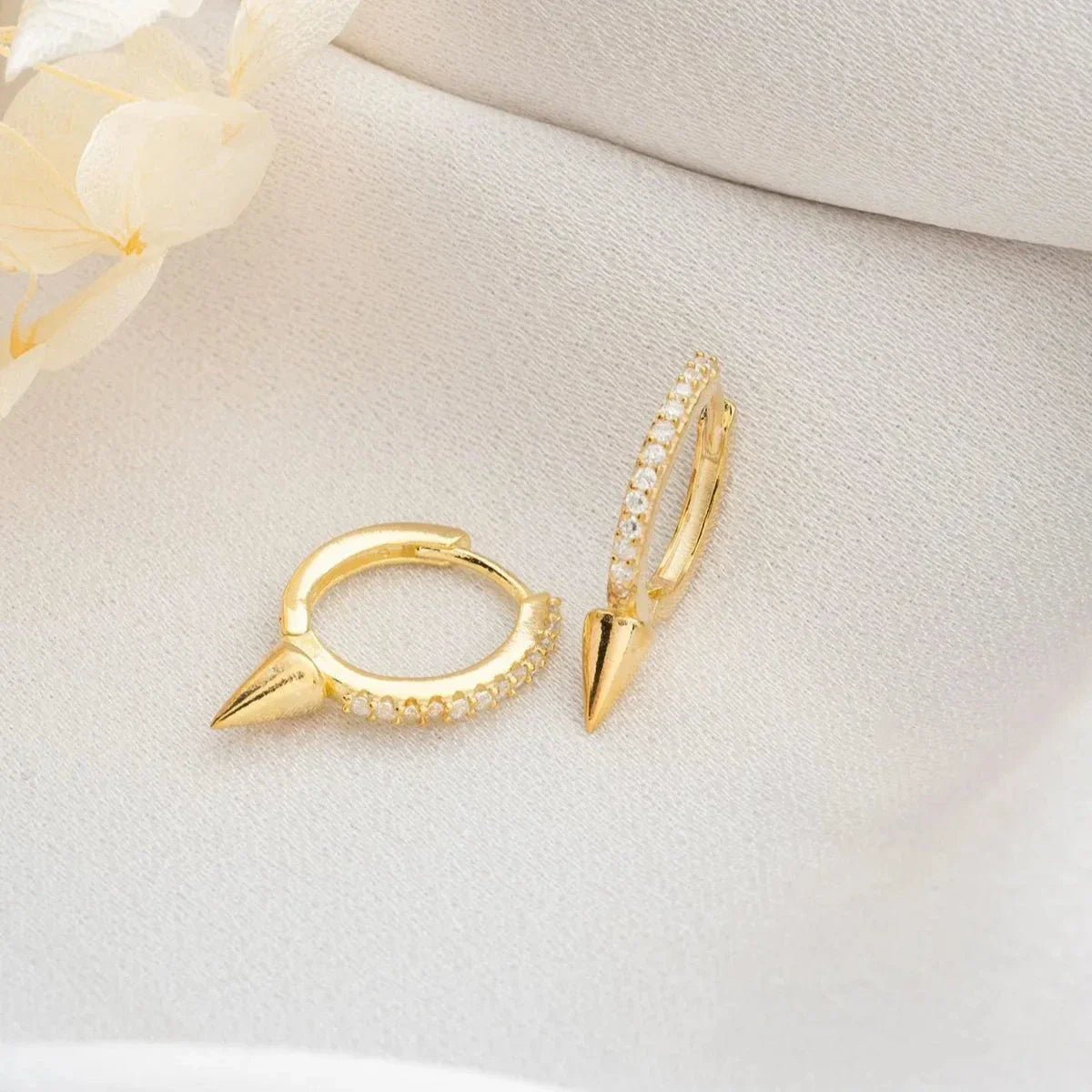 HALKA KURŞUN KÜPE | 925 GÜMÜŞ