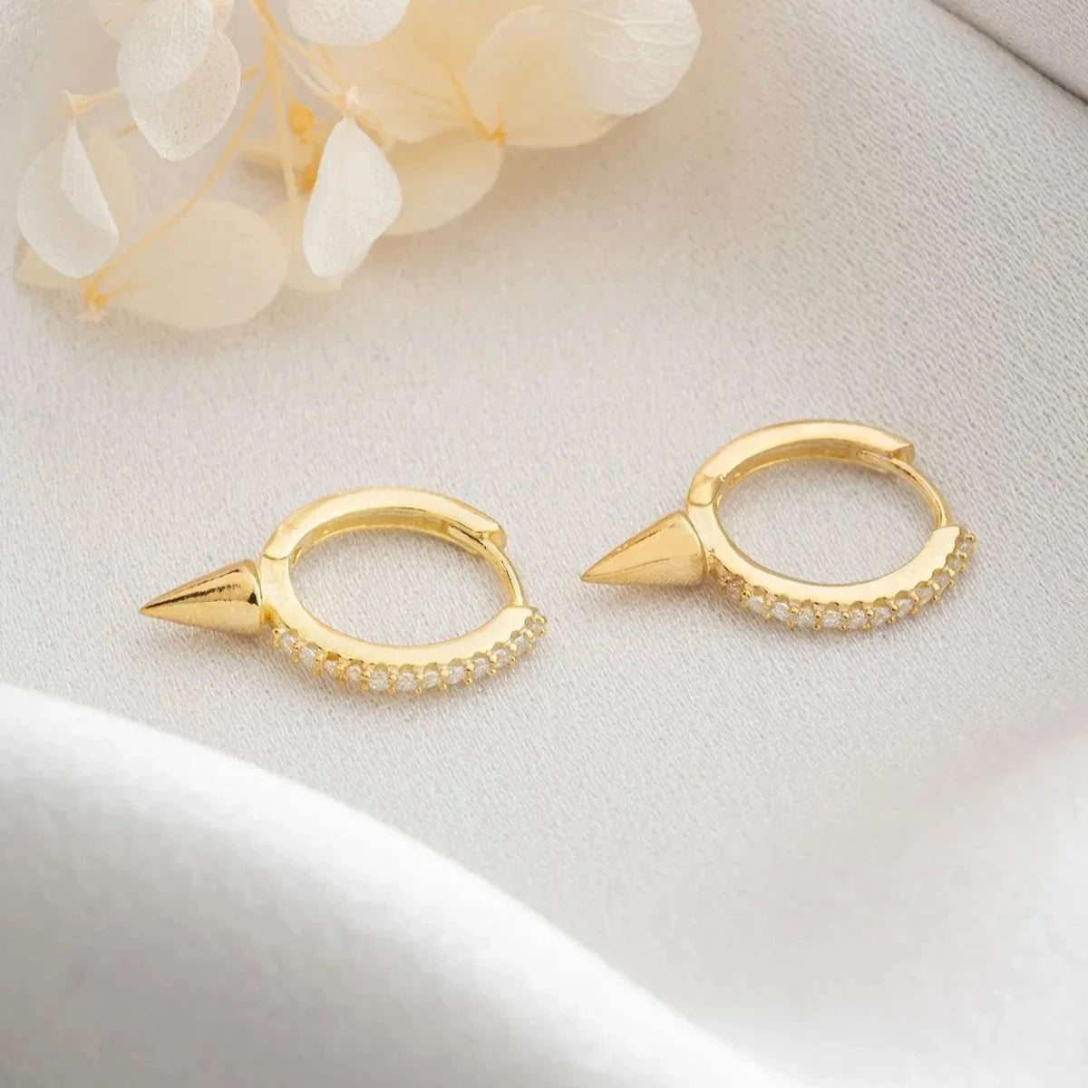 HALKA KURŞUN KÜPE | 925 GÜMÜŞ