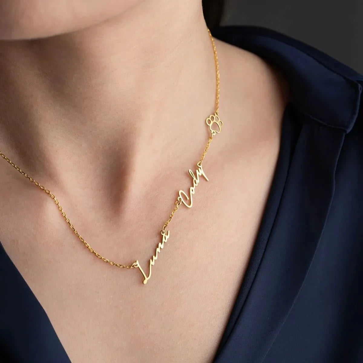 PATİLİ İSİM KOLYE | 925 GÜMÜŞ