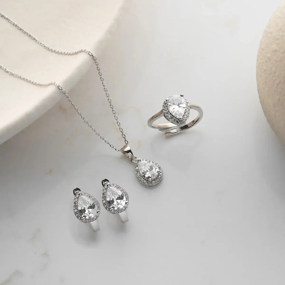 DAMLA MODEL TAKIM SET | 925 GÜMÜŞ
