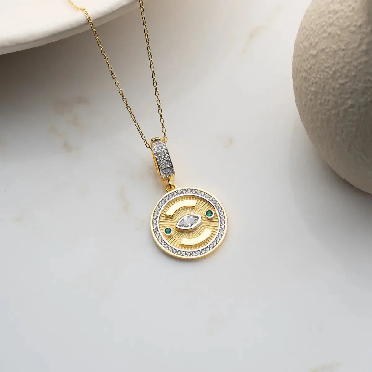 RUBY MOON KOLYE | 925 GÜMÜŞ