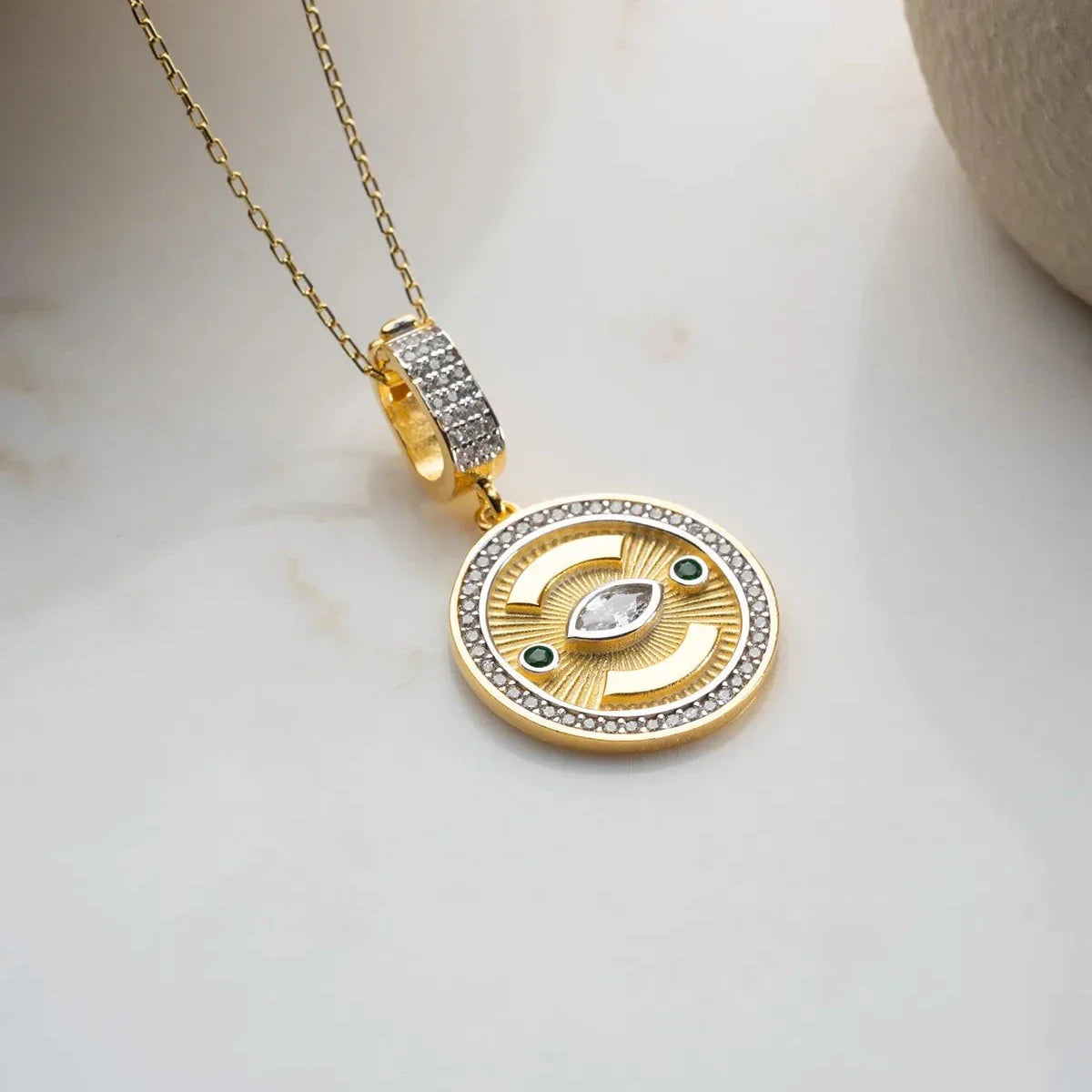 RUBY MOON KOLYE | 925 GÜMÜŞ