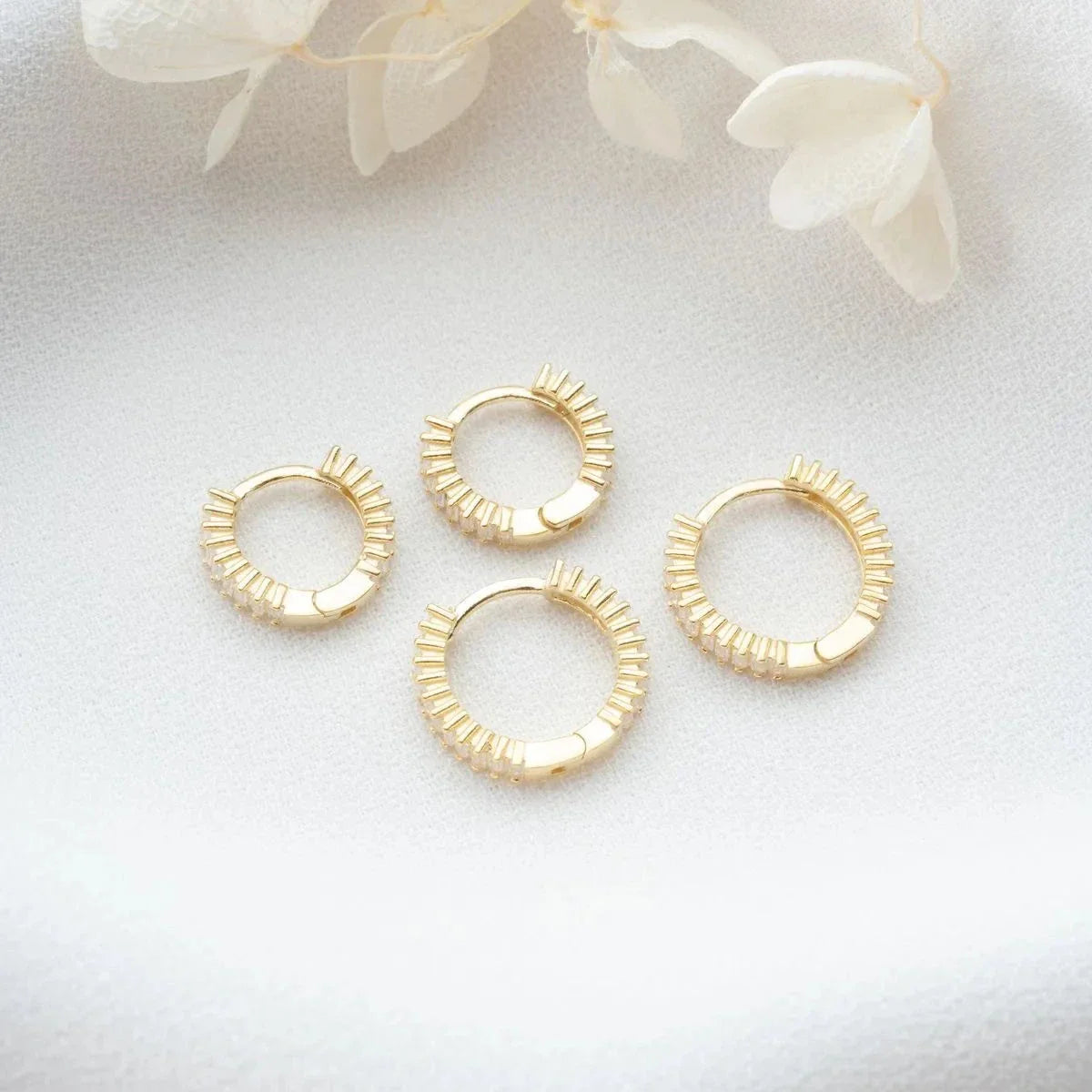 BAGET TAŞLI 2'Lİ SET KÜPE | 925 GÜMÜŞ