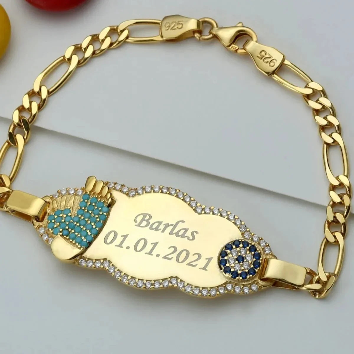 NAZARLI BULUT BEBEK BİLEKLİK | 925 GÜMÜŞ