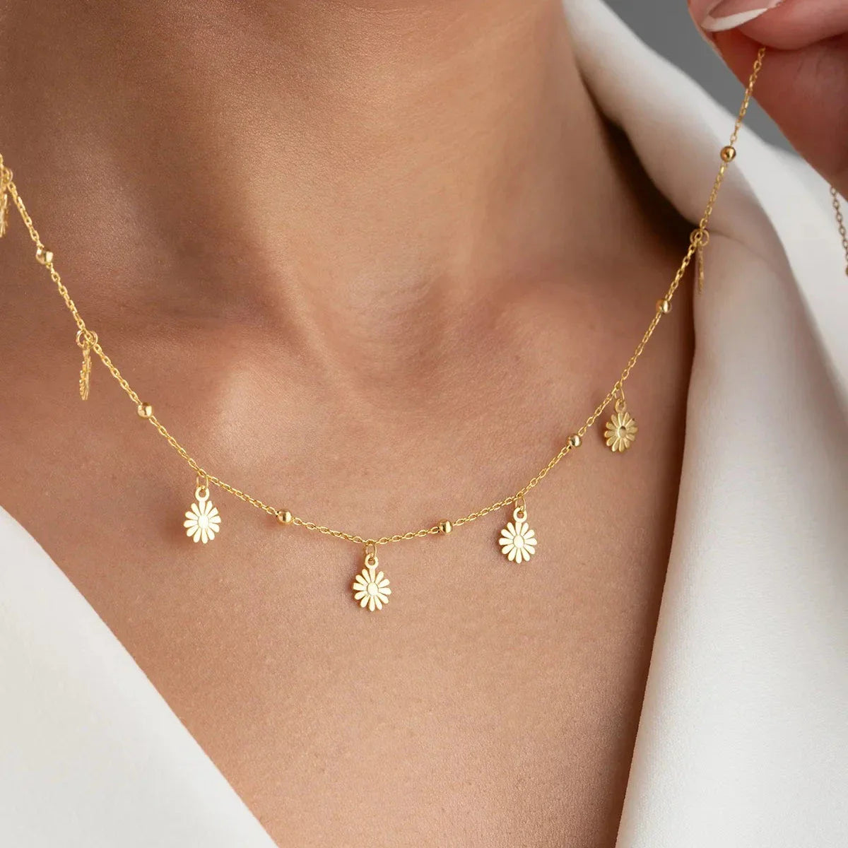 PAPATYA ŞANS KOLYE | 925 GÜMÜŞ