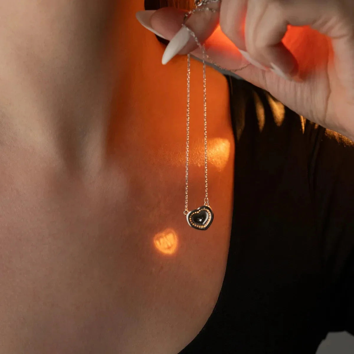 YANSITMALI LOVE KOLYE | 925 GÜMÜŞ