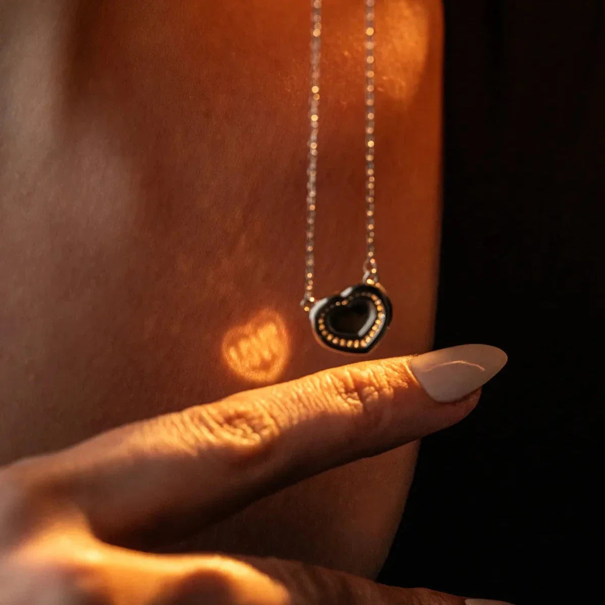 YANSITMALI LOVE KOLYE | 925 GÜMÜŞ