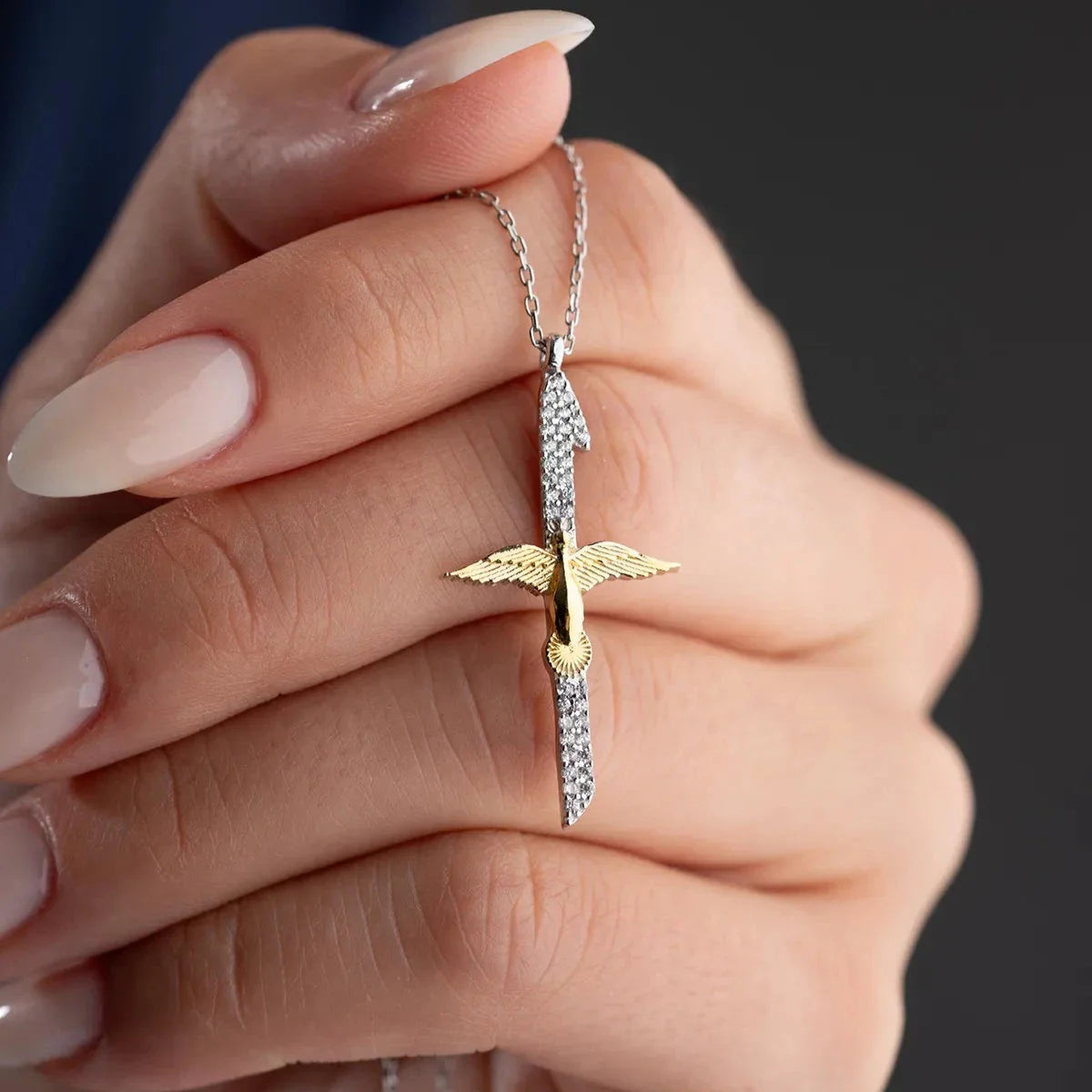 ELİF ANKA MODEL 2 KOLYE | 925 GÜMÜŞ