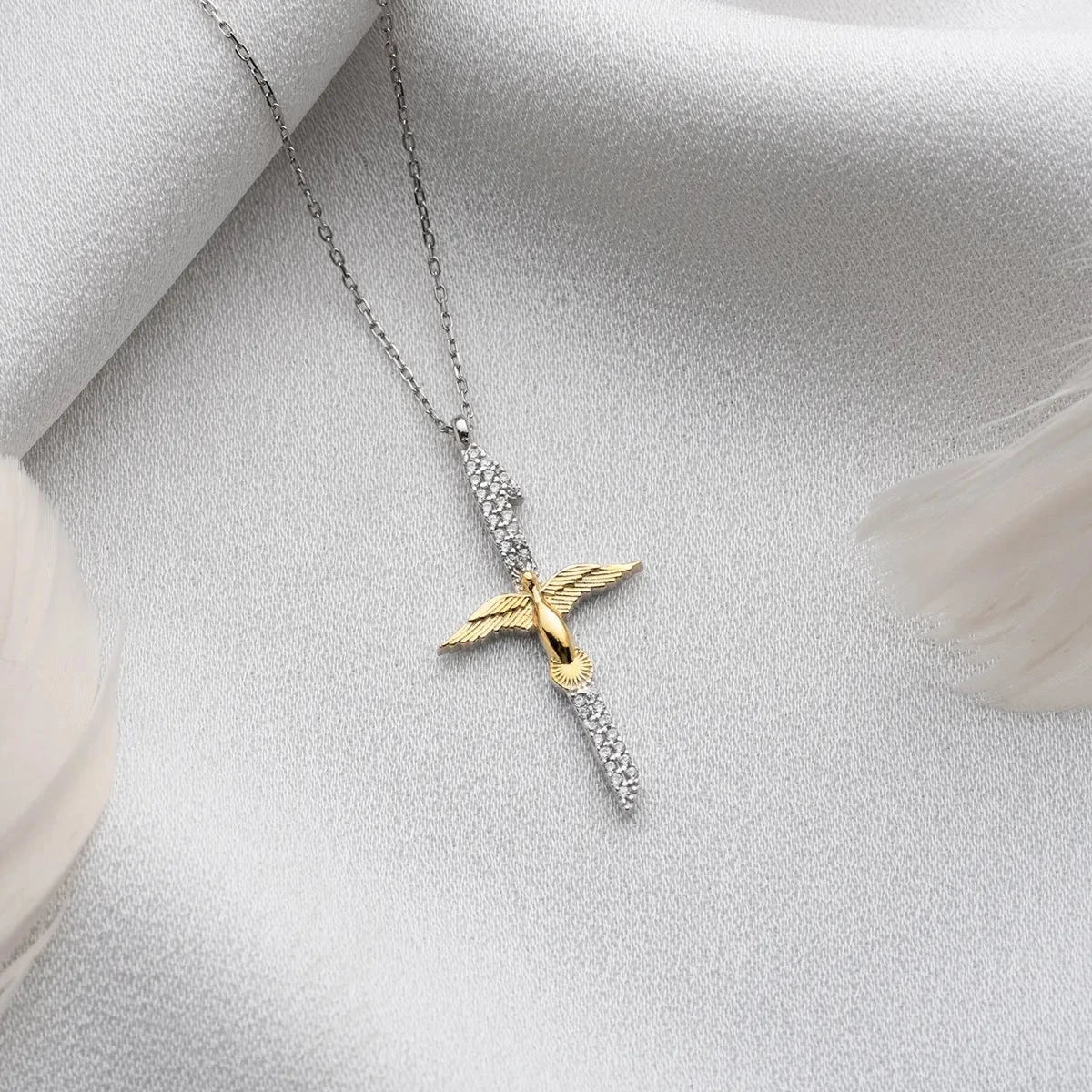 ELİF ANKA MODEL 2 KOLYE | 925 GÜMÜŞ