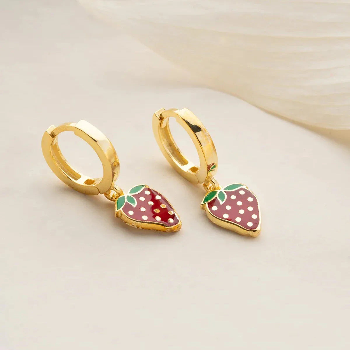 ÇİLEK ÇOCUK KÜPE | 925 GÜMÜŞ