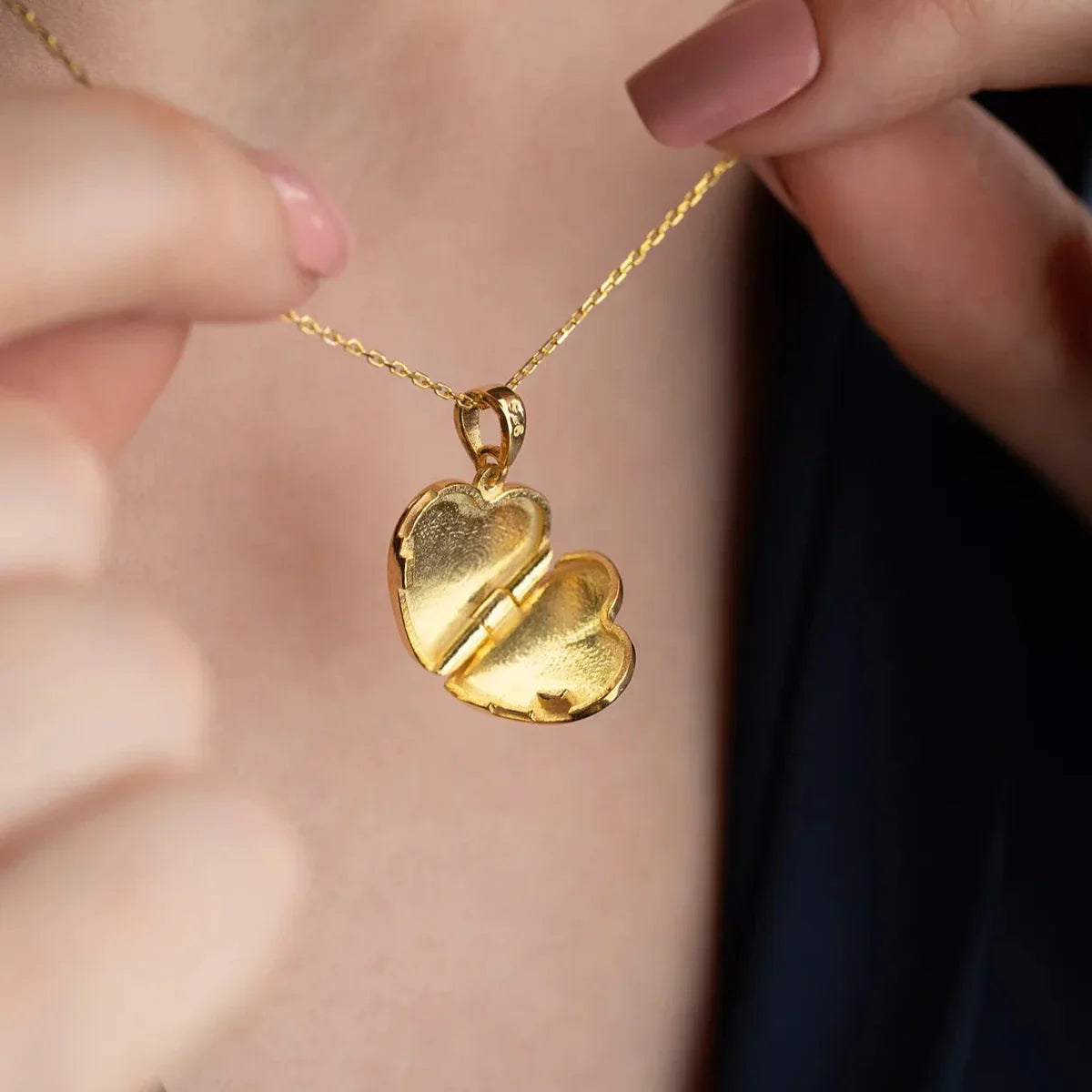 AÇILABILEN KALP KOLYE | 925 GÜMÜŞ