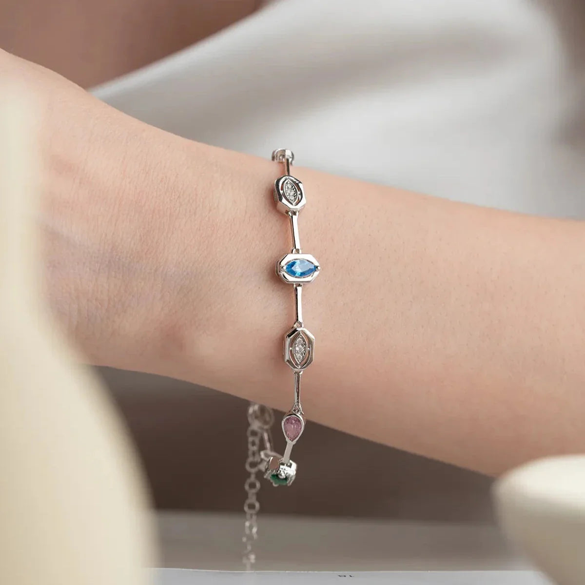 ÇAĞLA MODEL BİLEKLİK | 925 GÜMÜŞ