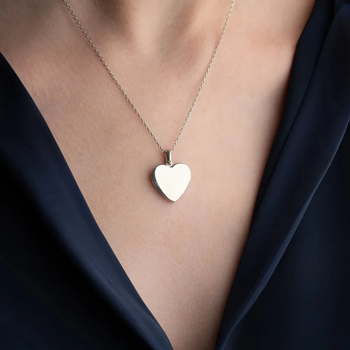 AÇILABILEN KALP KOLYE | 925 GÜMÜŞ