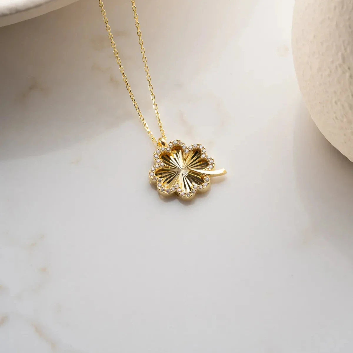 KALEMLİ YONCA KOLYE | 925 GÜMÜŞ