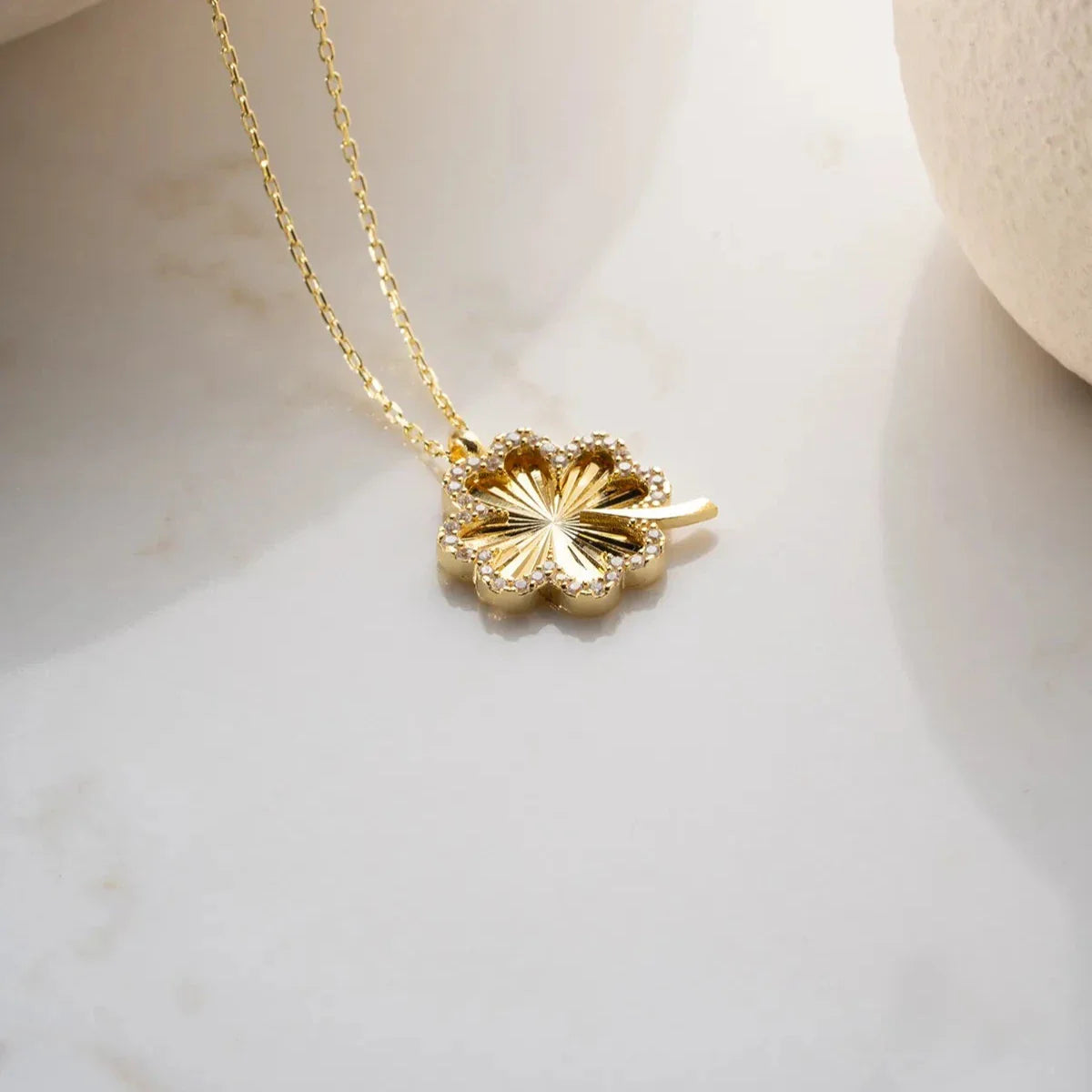 KALEMLİ YONCA KOLYE | 925 GÜMÜŞ