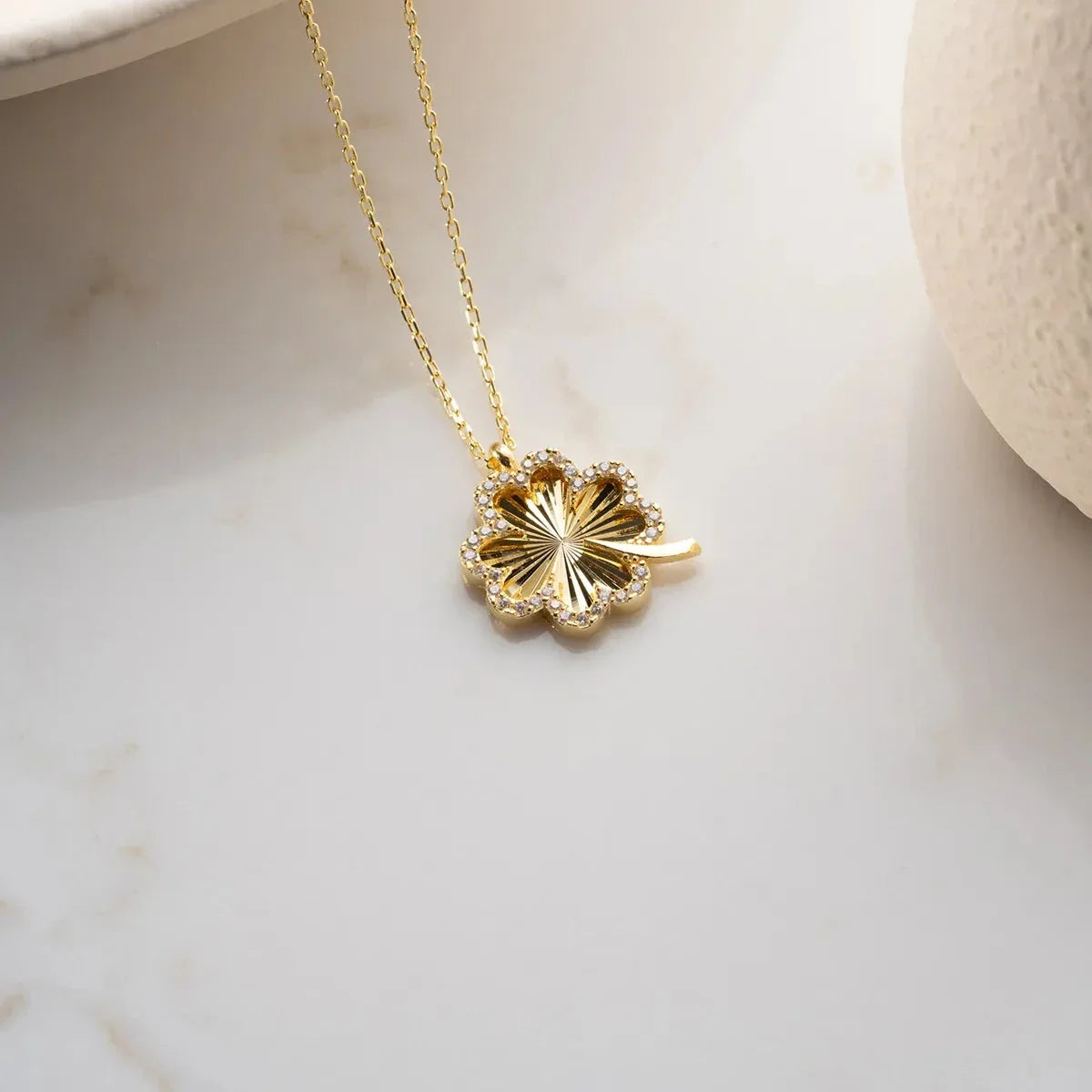 KALEMLİ YONCA KOLYE | 925 GÜMÜŞ