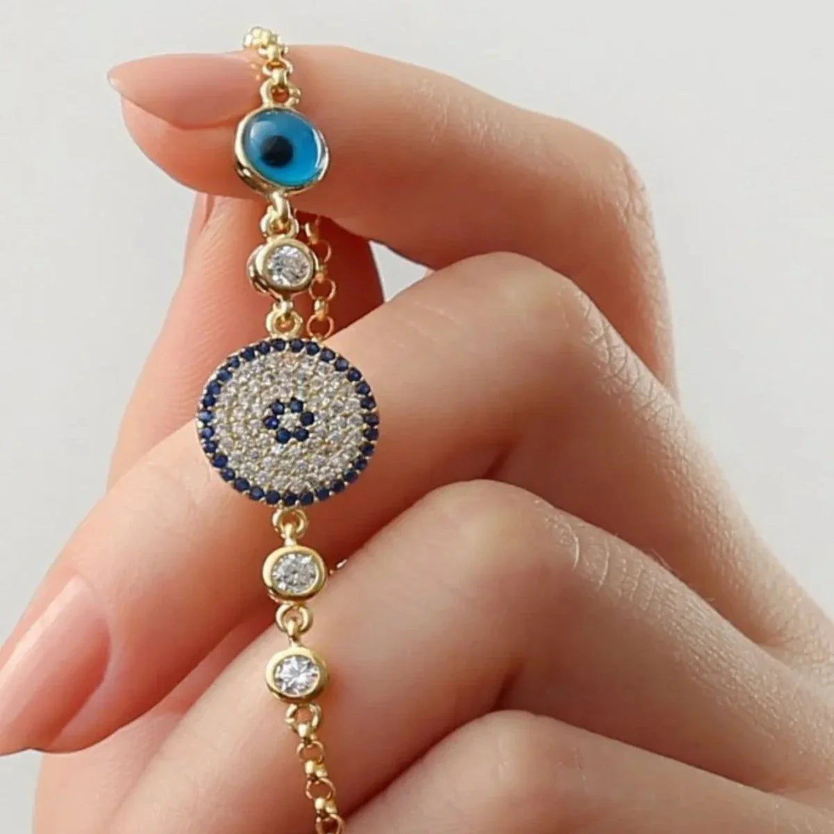 ÇİFT NAZARLI BİLEKLİK | 925 GÜMÜŞ