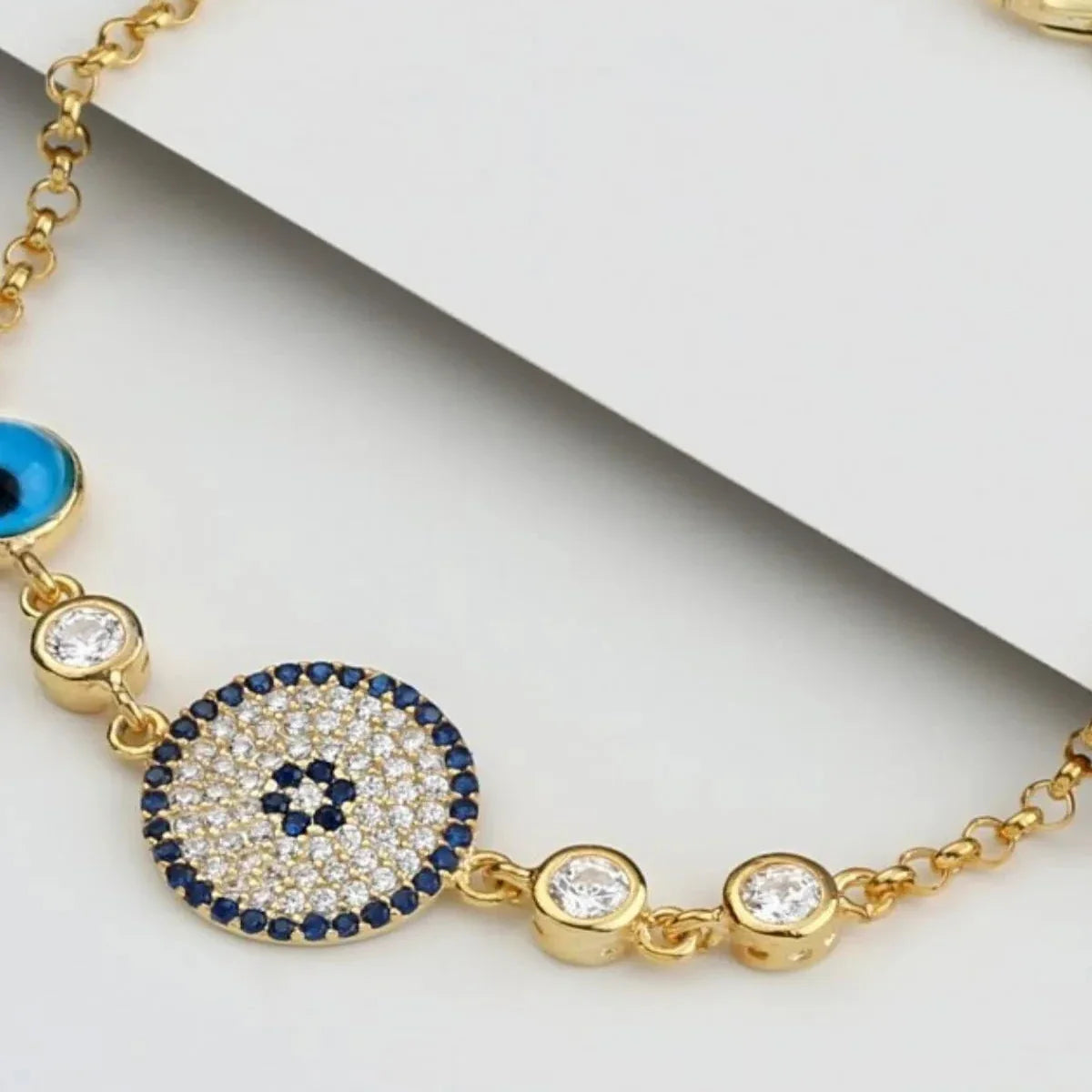 ÇİFT NAZARLI BİLEKLİK | 925 GÜMÜŞ