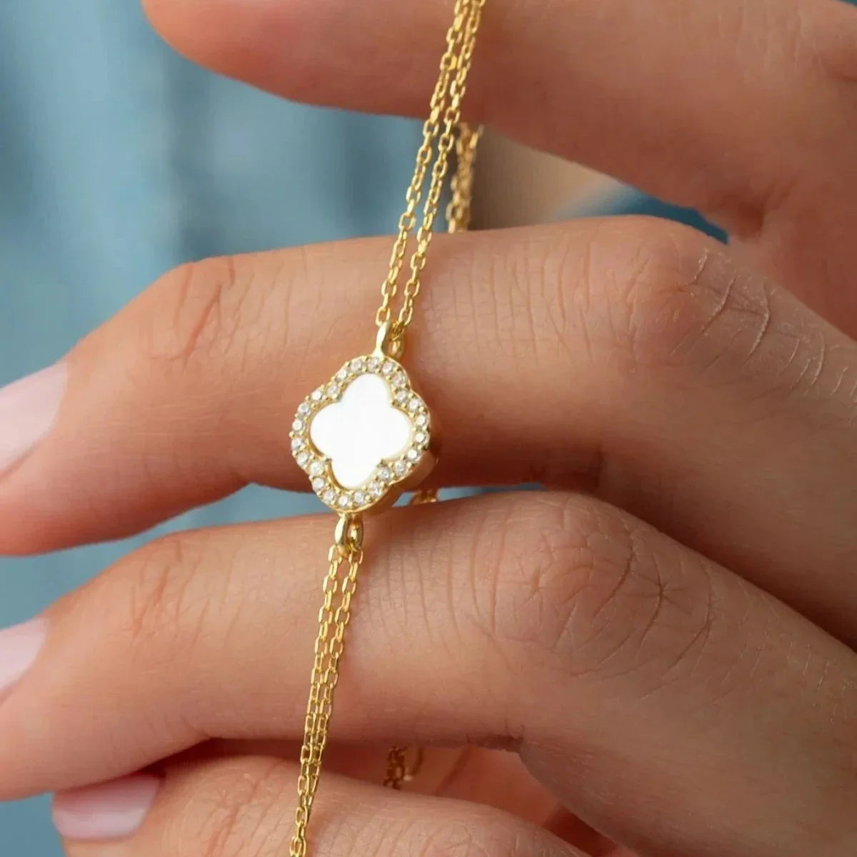 SEDEFLİ YONCA BİLEKLİK | 925 GÜMÜŞ