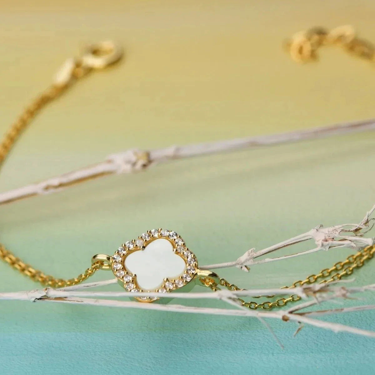 SEDEFLİ YONCA BİLEKLİK | 925 GÜMÜŞ