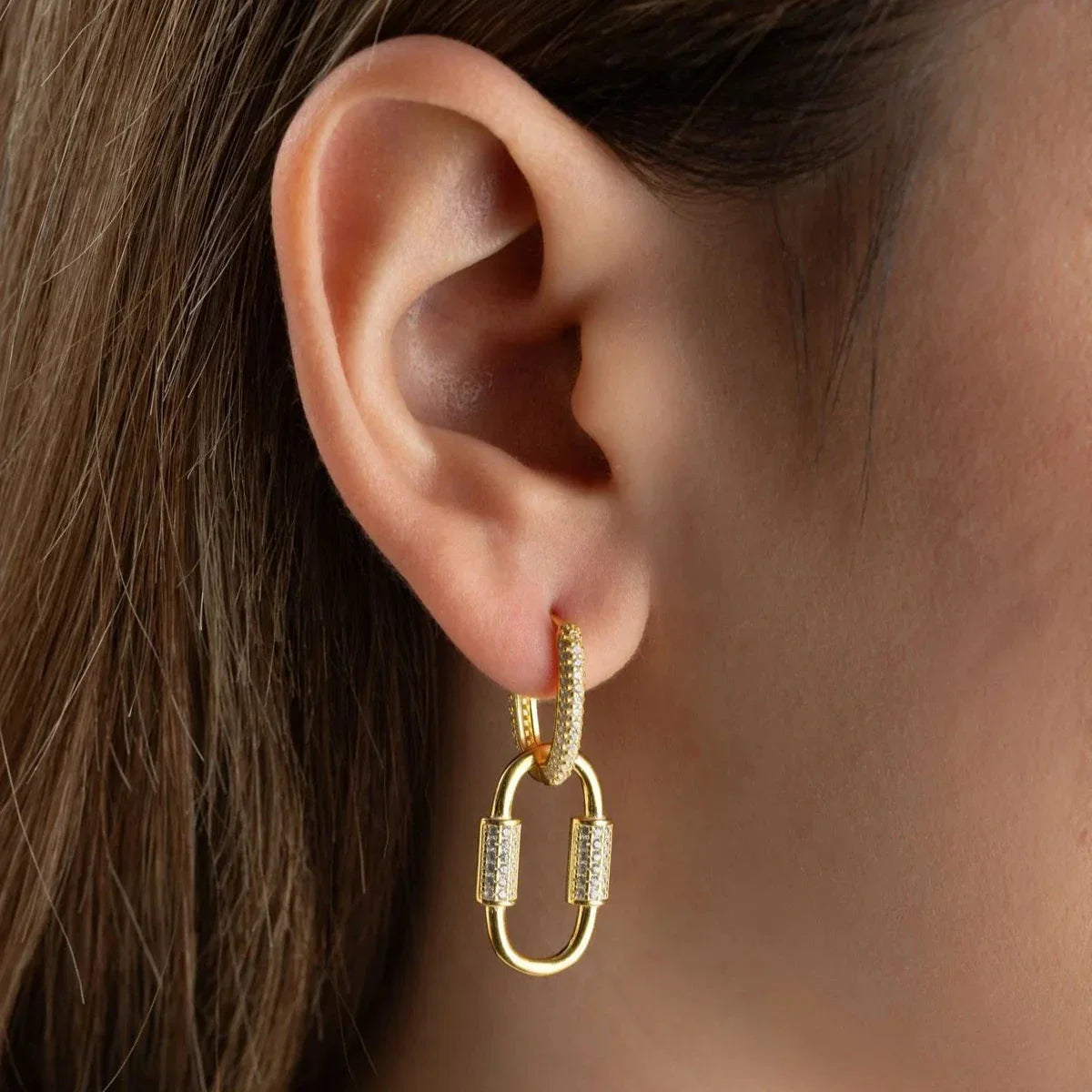 OVAL TAŞLI KÜPE | 925 GÜMÜŞ