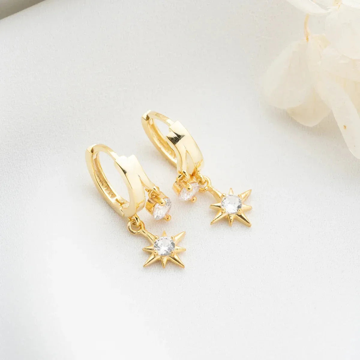 KUTUP YILDIZI KÜPE | 925 GÜMÜŞ