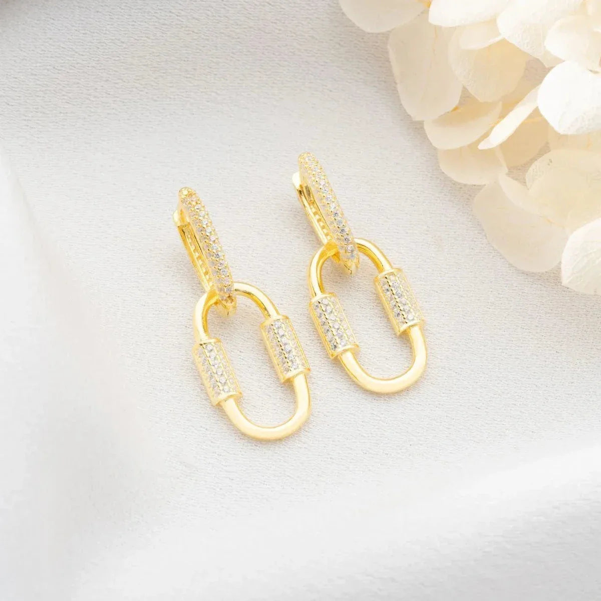 OVAL TAŞLI KÜPE | 925 GÜMÜŞ