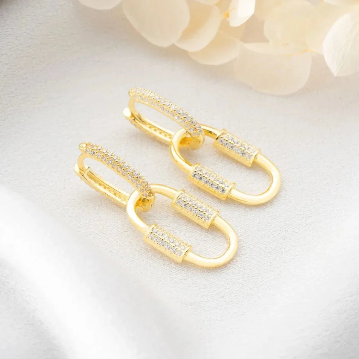 OVAL TAŞLI KÜPE | 925 GÜMÜŞ