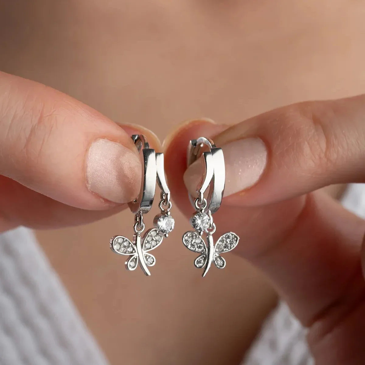 YUSUFÇUK TAŞLI KÜPE | 925 GÜMÜŞ