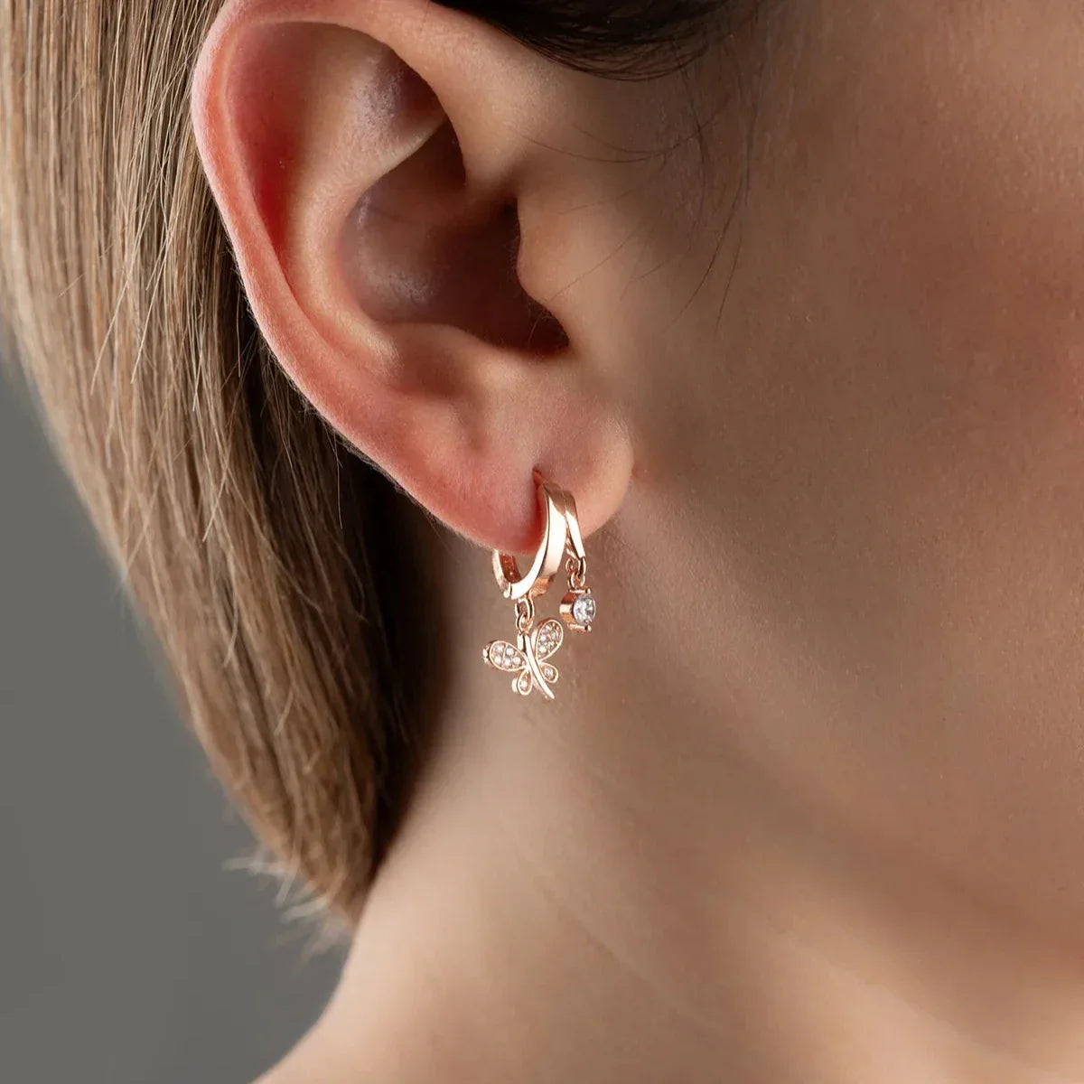 YUSUFÇUK TAŞLI KÜPE | 925 GÜMÜŞ