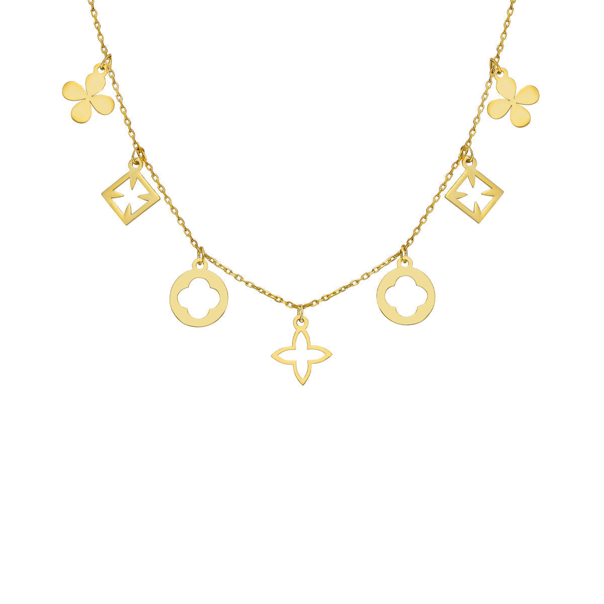 Elenora Charm Halskette (7067605106733)