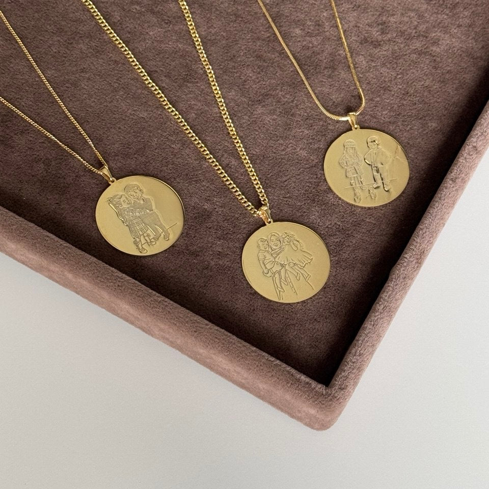 ÇİZİM KOLYE | 925 GÜMÜŞ