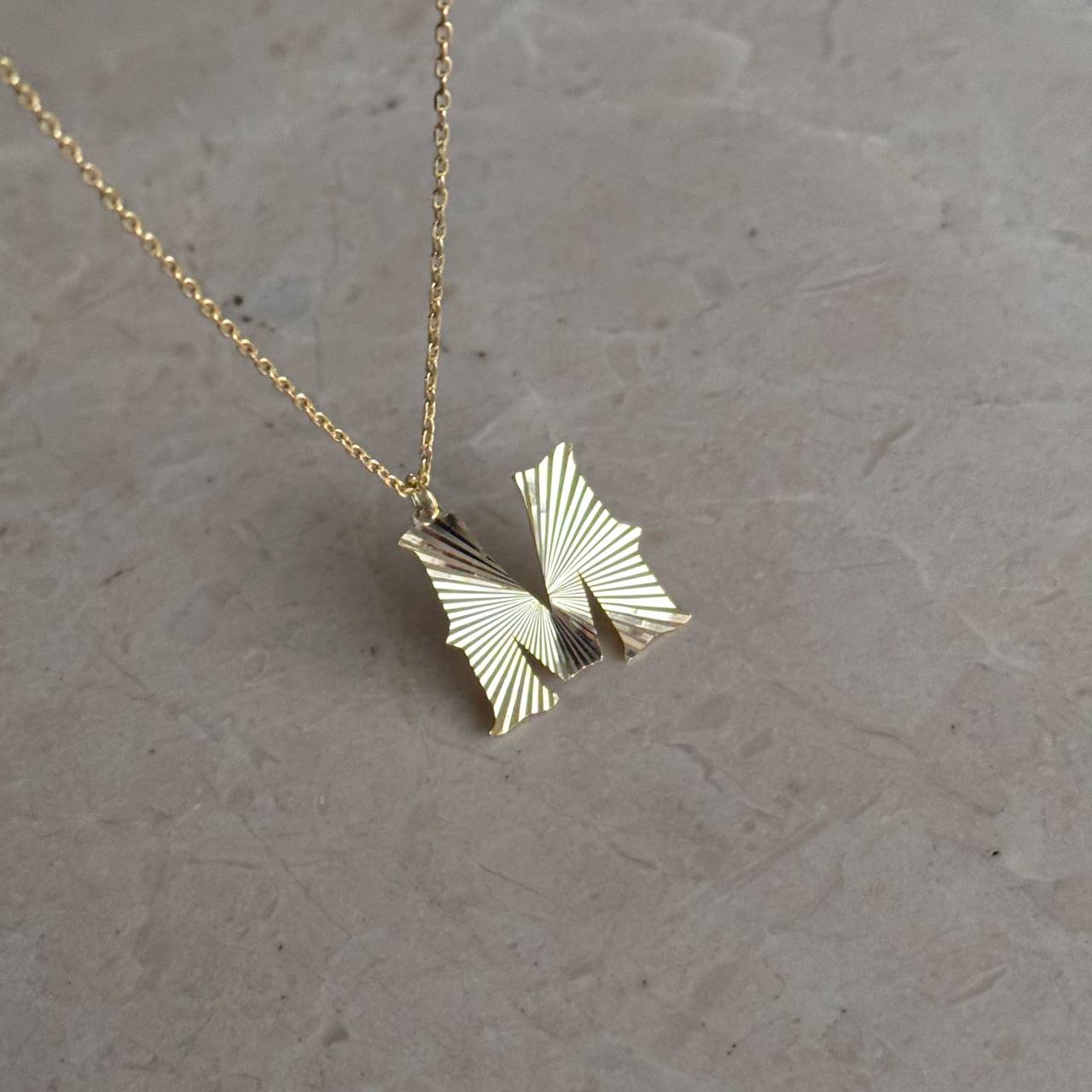 SHINE PLAKA HARF KOLYE | 925 GÜMÜŞ